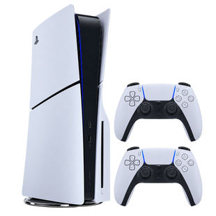 Sony PlayStation 5 Slim Blu-Ray Edition 825 GB (Б/В), + 2 геймпада , Гарантія 2209384121 фото