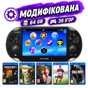 Playstation Vita Fat 62 GB + 30 игр , Гарантия 2187976310 фото