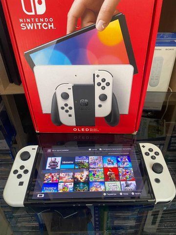 Прошита ігрова приставка Nintendo Switch OLED (чіпована) + 10 ігор, Гарантія 22111 фото