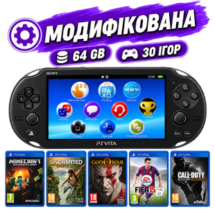 Playstation Vita Slim 64 GB + 30 игр , Гарантия 2187955170 фото