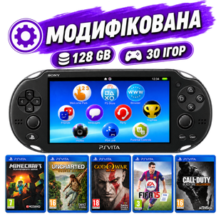 Playstation Vita Slim 128 GB + 30 игр , Гарантия 2187955171 фото