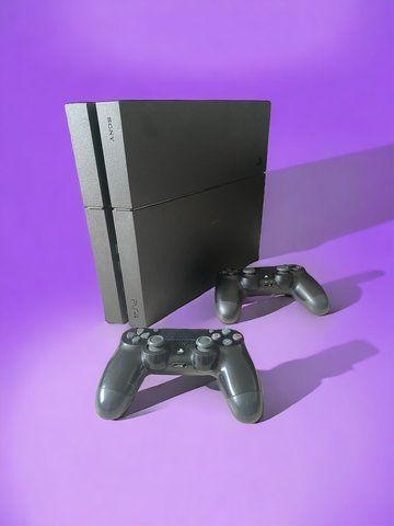 Стаціонарна ігрова консоль PlayStation 4 FAT 500 ГБ + 2 джойстики, Гарантія 21111 фото