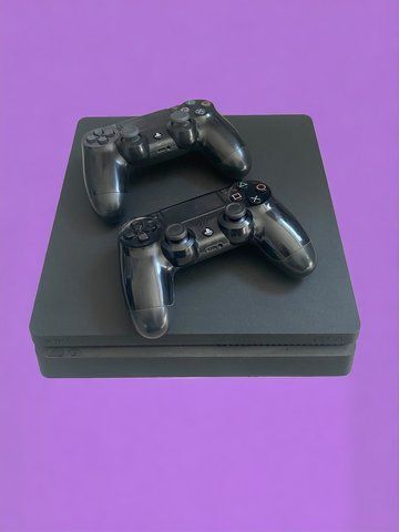 Стаціонарна ігрова консоль PlayStation 4 Slim 500 ГБ + 2 джойстики, Гарантія 22111 фото