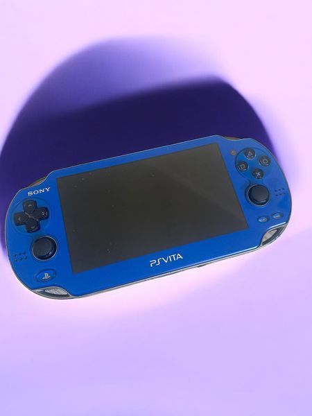 Портативна ігрова приставка Playstation Vita Fat (Синя) 64 ГБ + 25 ігор 2359117794 фото