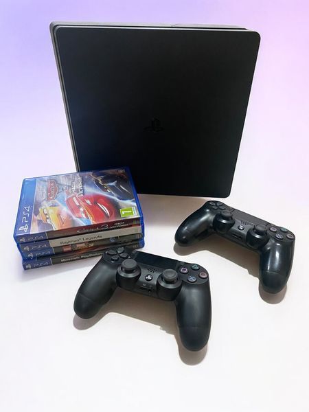 Стаціонарна ігрова консоль PlayStation 4 Slim + 4 дитячі ігри 2280135303 фото