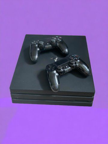 Стаціонарна ігрова консоль PlayStation 4 Pro 72** (3 ревізія) + 2 джойстики, Гарантія 232112 фото